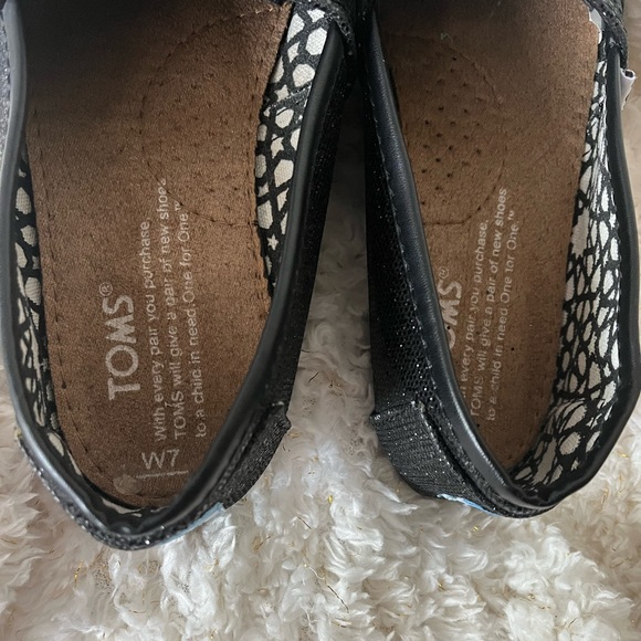Toms sequined black flats - Picture 4 of 4